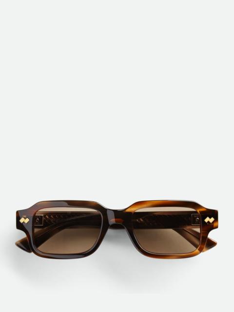 Intrecciato Rectangular Sunglasses
