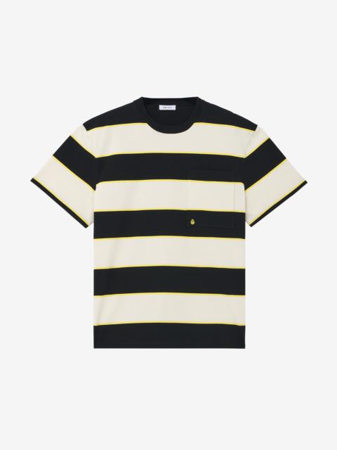 Inverted Skull Striped T-Shirt