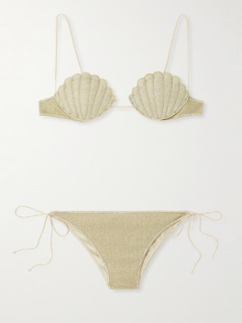 Lumière Shell Metallic Bikini