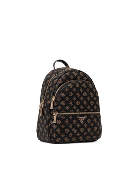 monogram zip backpack