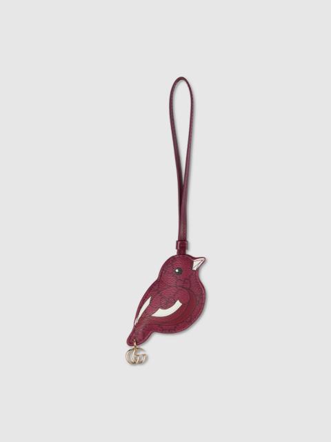 Bird-shaped bag charm