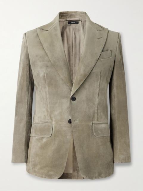Dyllan Suede Blazer Mushroom