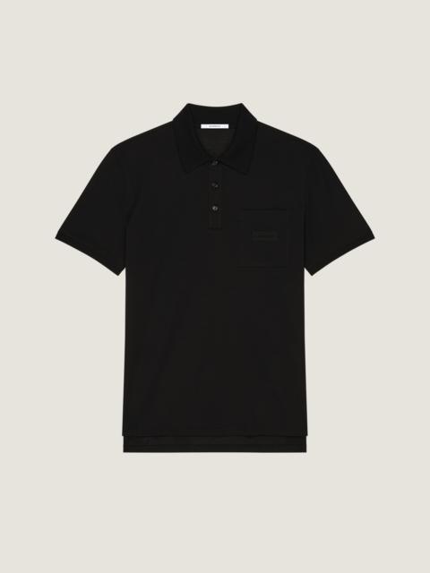 POLO IN COTTON WITH GIVENCHY PATCH