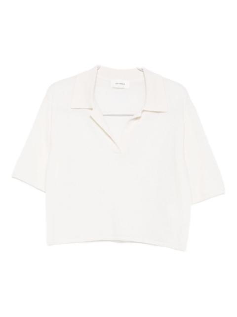 polo-collar T-shirt