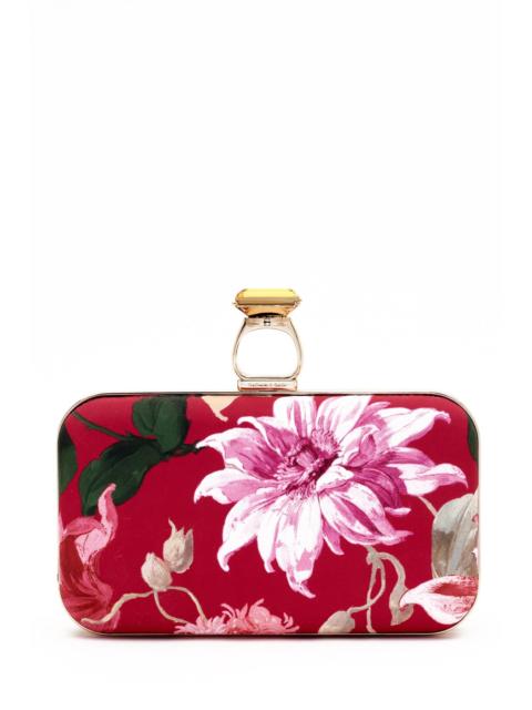 On the Rocks Clutch - Deep Pink Dahlia