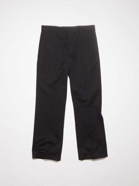 Twill trousers - Black