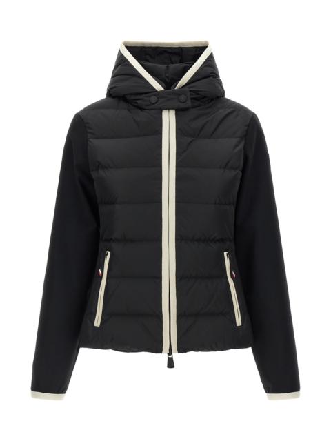 'Padded Zip-Up' Cardigan
