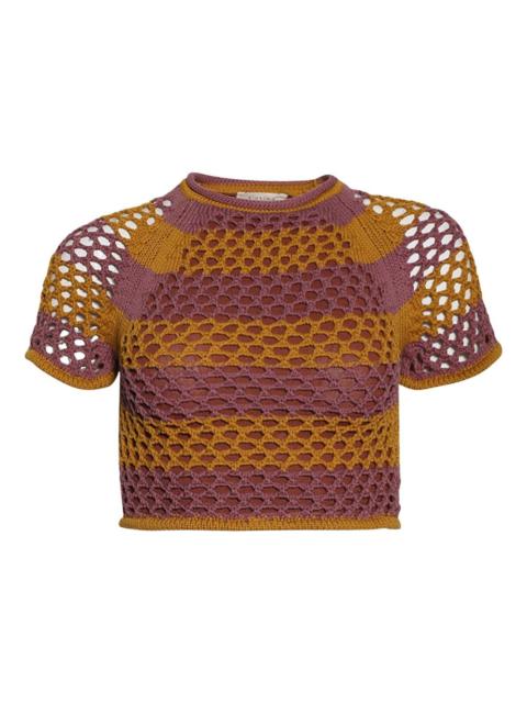 Rae crochet-detail top