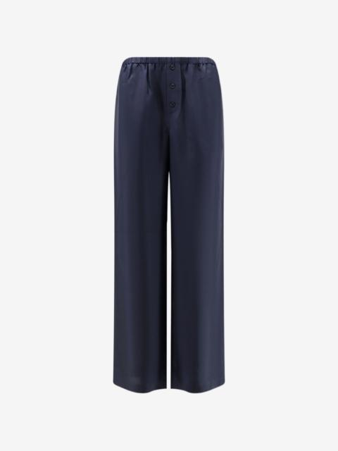 silk wide-leg trousers