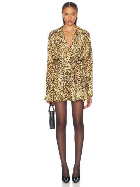 Super Oversized Boyfriend Shirt Flared Mini Dress