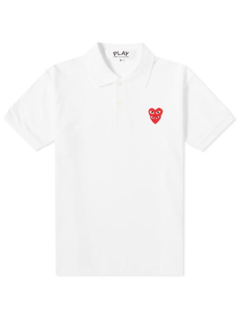 Comme des Garcons Play Overlapping Heart Polo