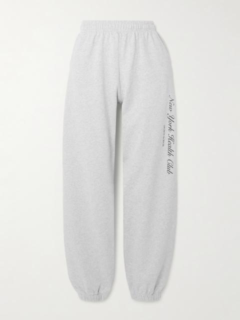 Printed Cotton-jersey Sweatpants