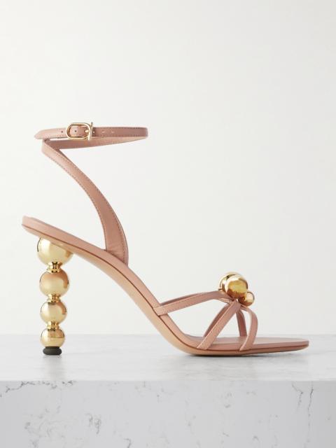 Karina Embellished Leather Sandals