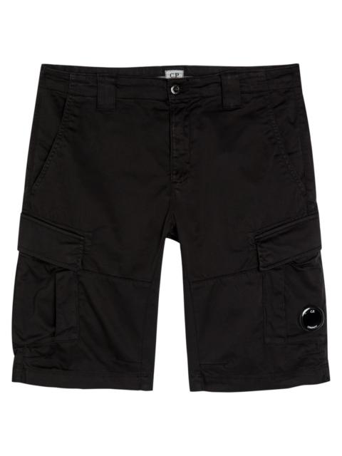 C.P. Company Logo Stretch-cotton Cargo Shorts