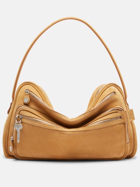 Camero Medium suede shoulder bag