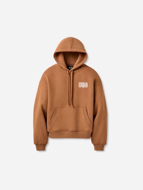 ® Women's ® Logo Hoodie Cotton Blend in Chestnut