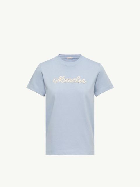 Logo Embroidery Cotton T-Shirt
