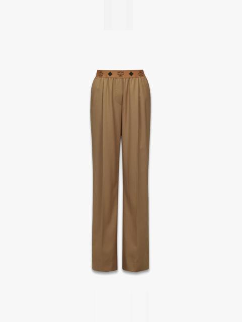 Monogram Pants in Wool Twill