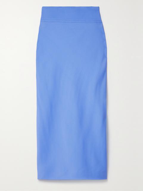 + Net Sustain Crepe Midi Skirt