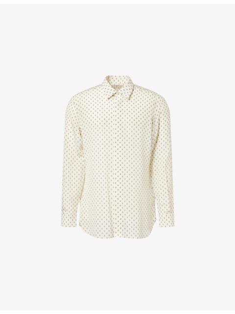 Paisley Fluid Silk Shirt