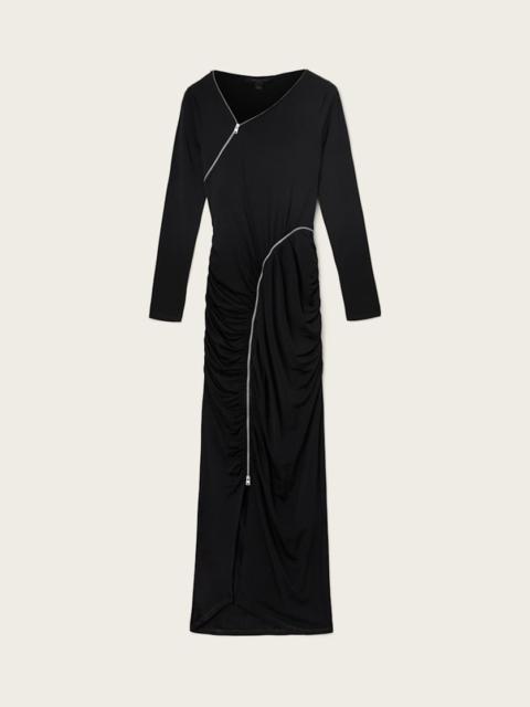 ELSIE ZIPPER MAXI DRESS