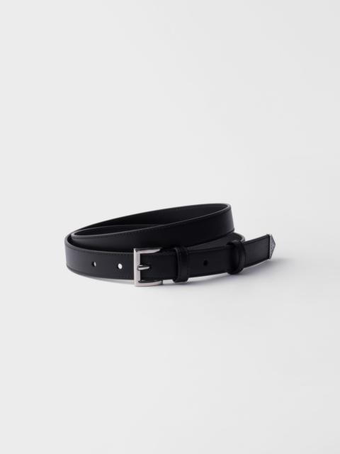 Leather belt