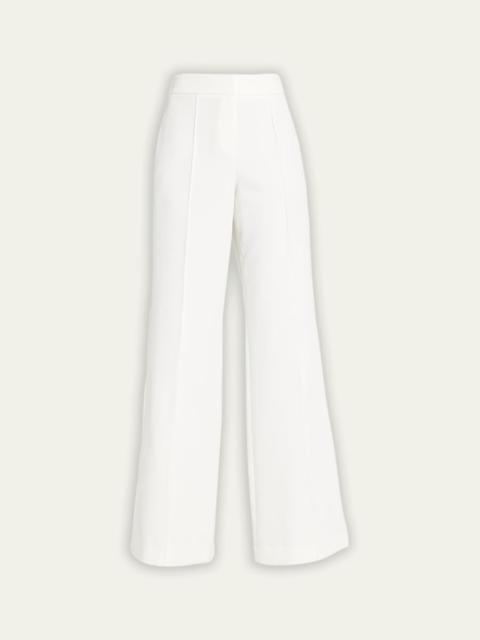 Nash High-Rise Wide-Leg Cady Pants