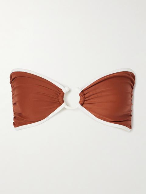 Intense Colorings Bandeau Bikini Top