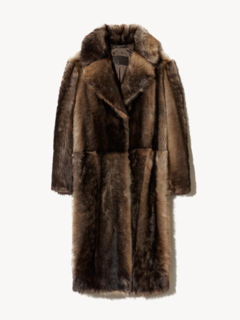 INGRID SHEARLING COAT