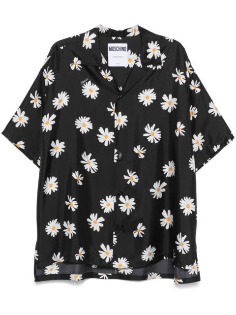 floral-print shirt