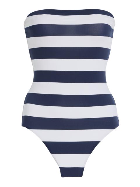 Alba One Piece - Navy Stripe stripe