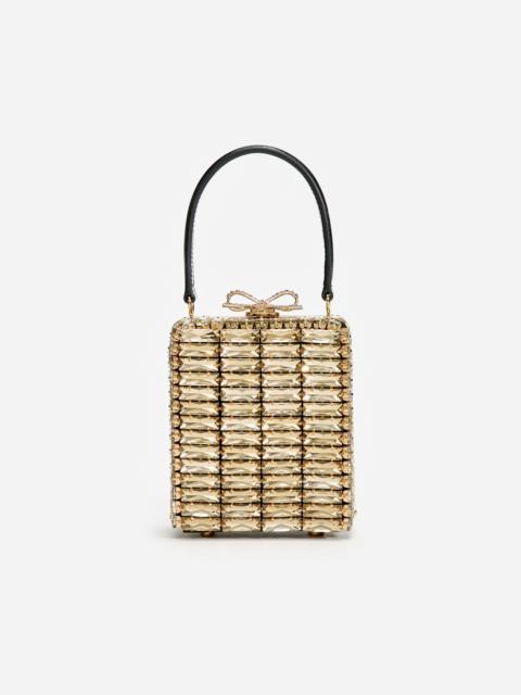 Gold Crystal Micro Bag