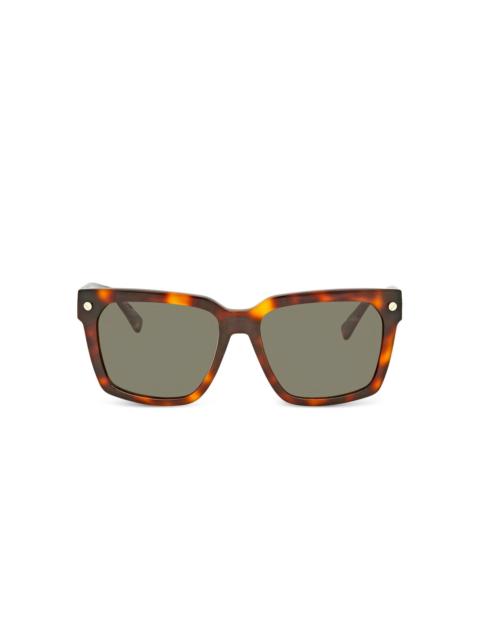 square tortoiseshell sunglasses