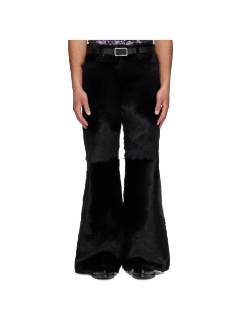 Black 'Year of the Horse' Pony Phat XL Leather Trousers