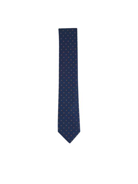 geometric-pattern tie