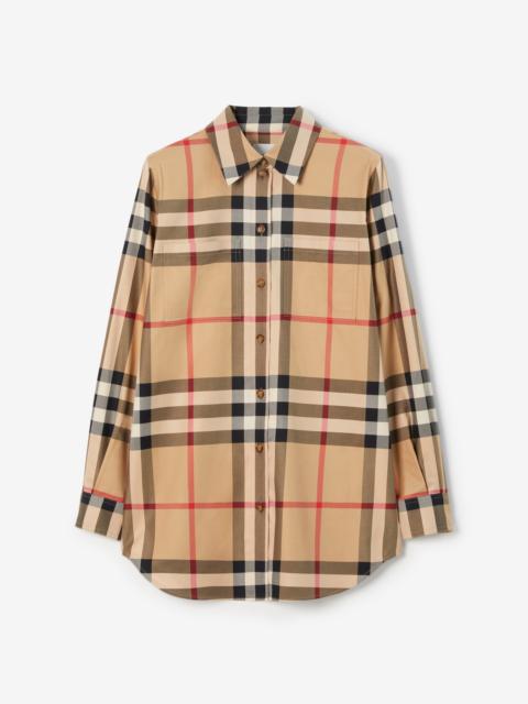 Check Cotton Shirt