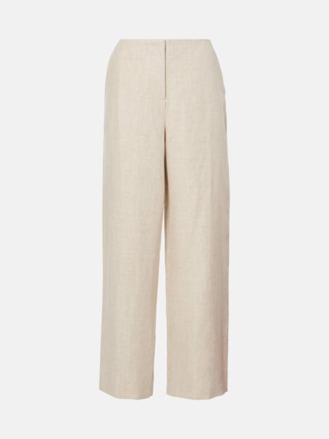 Meave linen wide-leg pants