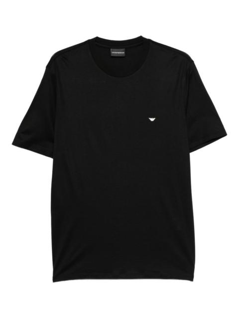 logo-embroidered T-shirt