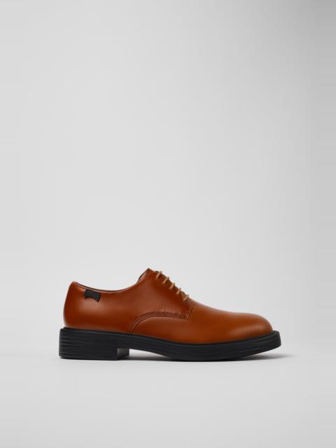 Brown Leather Men's Shoe.