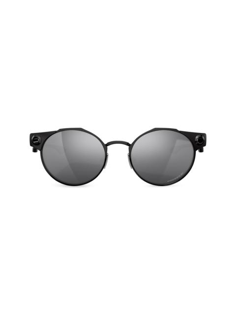 Deadbolt round-frame sunglasses