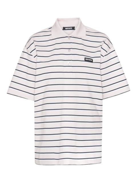 striped polo shirt