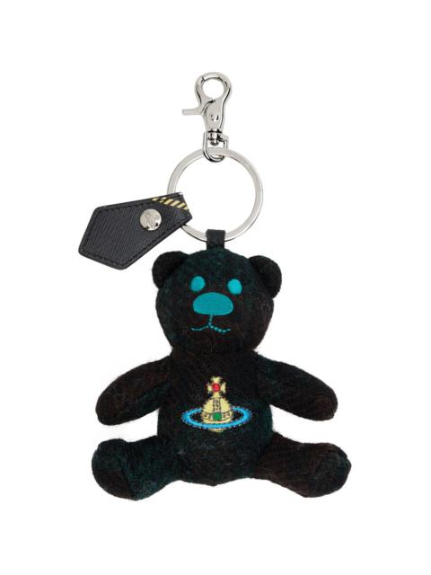 Green Teddy Bear Keychain