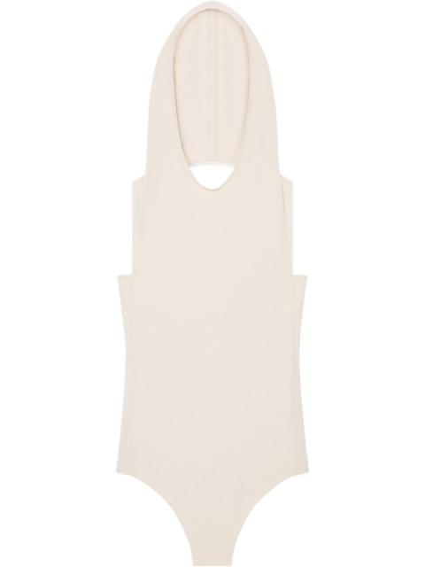 Illusion hooded bodysuit