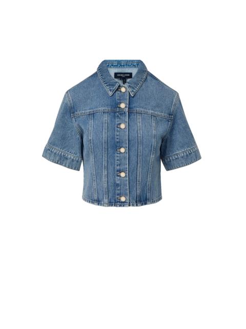 MALCOM CROPPED DENIM JACKET