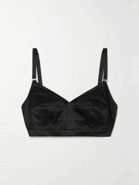 Duchesse-silk bralette