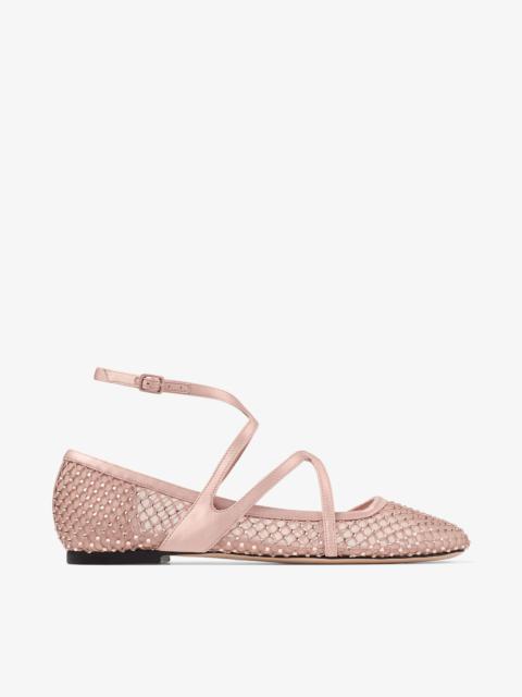 Astoria Flat
Macaron Satin Crystal Flats