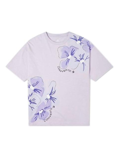 (WMNS) Converse  Infinite Lilac IWD Oversized T-Shirt 'Purple' 10022422-A01