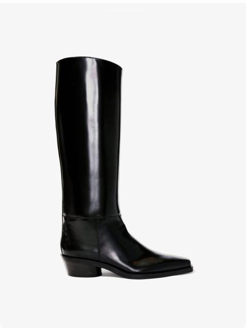 Bronco Knee High Boots in Spazzolato Leather