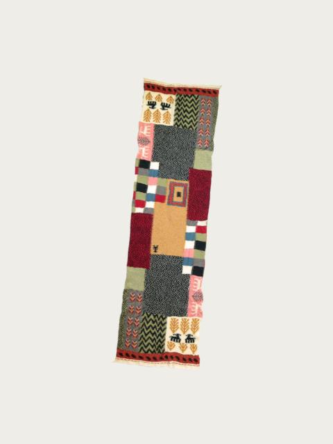 FULLING WOOL SCARF VILLAGE GABBEH - RED