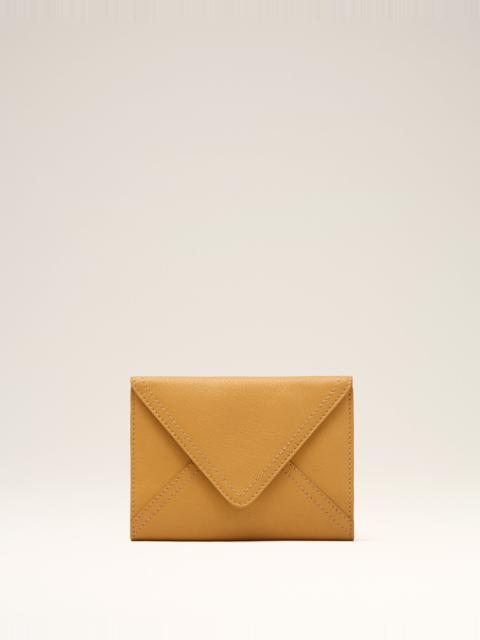 YELLOW TAURILLON LEATHER ETIENNE ENVELOPE PASSPORT HOLDER